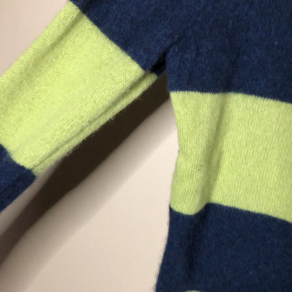 Fenn Wright Manson 100% 2 ply cashmere striped crew neck sweater - Picture 5 of 5